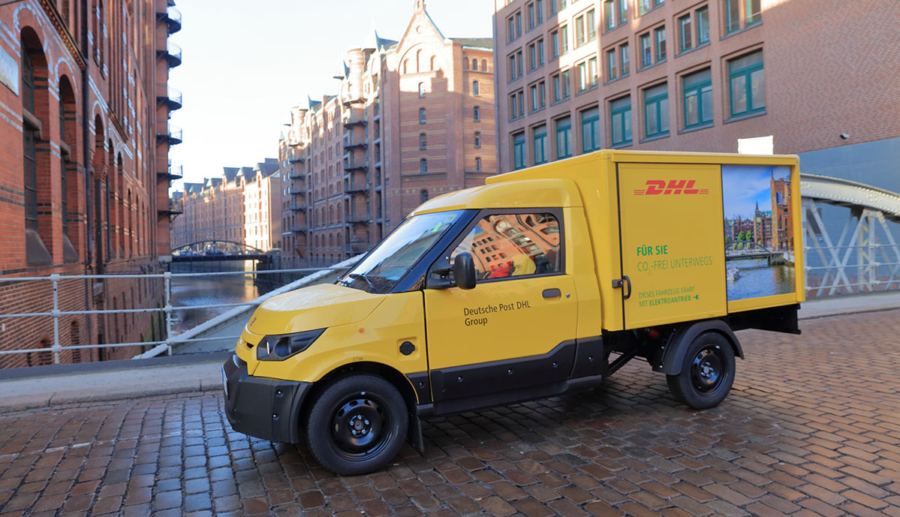 Elektroauto Transporter Der Post Jetzt Auch In Hamburg Unterwegs