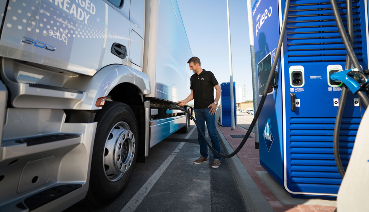 Aral eröffnet erste Ladestation für Elektro Lkw ecomento de