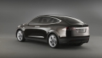 Tesla Model X Heckansicht