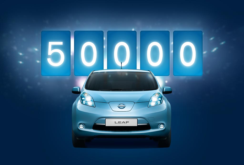Elektroauto Nissan Leaf weltweit 50.000 mal verkauft