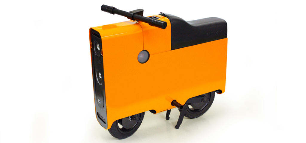 Elektroroller The Boxx - Stauraum Orange