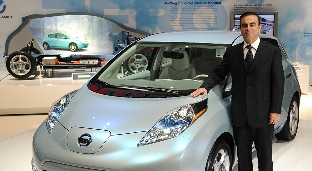 Nissan-Chef Carlos Ghosn: Stromtankstellen Aufgabe der Regierung