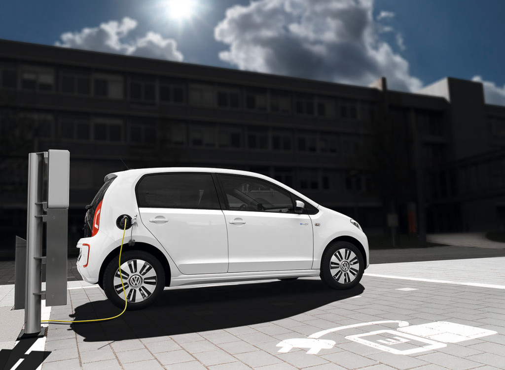 VW e-up! Elektroauto Ladestation