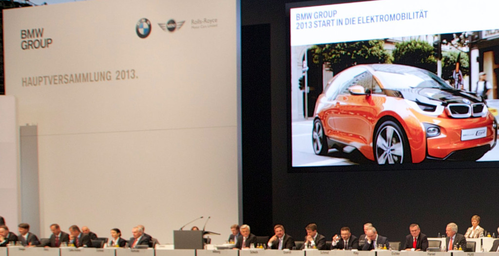 BMW bekennt sich auf Hauptversammlung zum Elektroauto