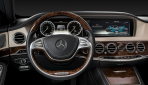 Neue Mercedes S-Klasse Diesel- und Benzin-Hybrid 2013 Display