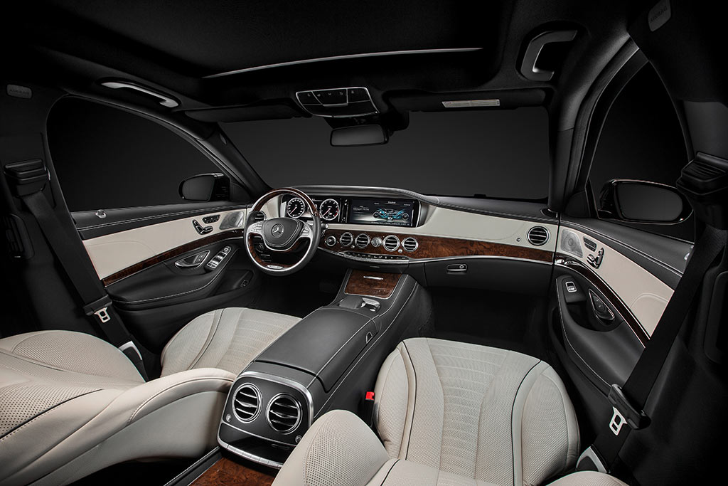 Neue Mercedes S-Klasse Diesel- und Benzin-Hybrid 2013 Lederausstattung