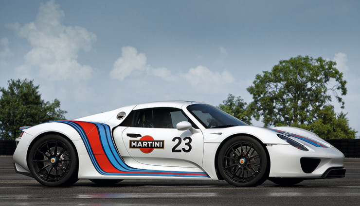 Porsche 918 Spyder Martini Racing Seite