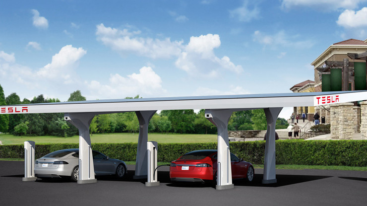 Tesla Model S - Austausch-, Wechsel-Batterien, Supercharger, Better Place