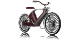 Cykno E-Bike Elektrofahrrad Braun Vorne