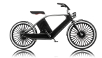 Cykno E-Bike Elektrofahrrad Schwarz Seite