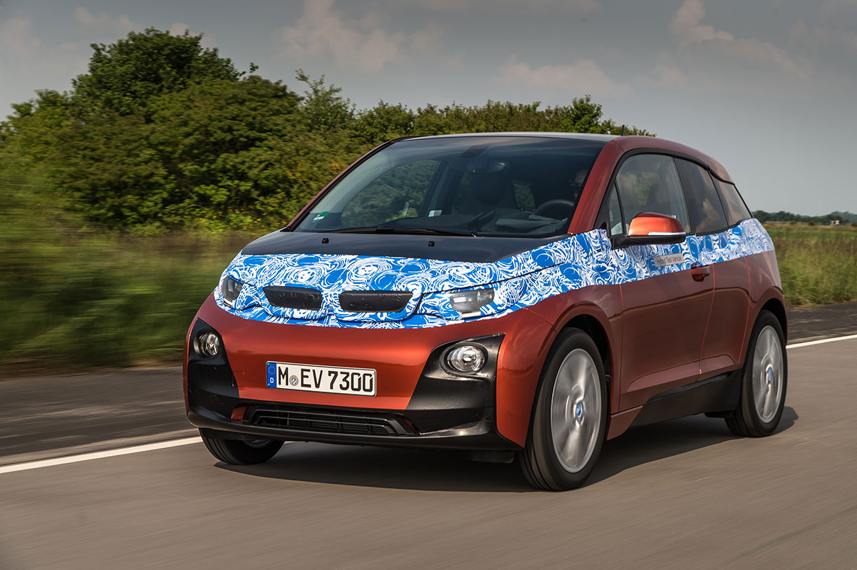 BMW i3 Bilder rot Front