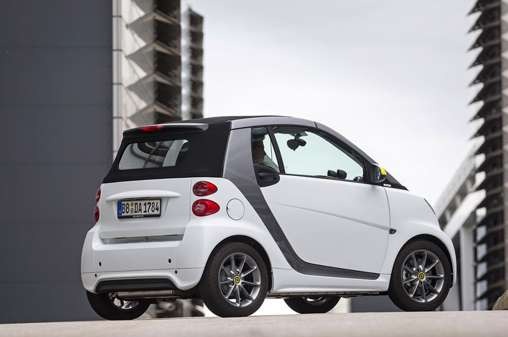 smart fortwo electric drive BoConcept Heck