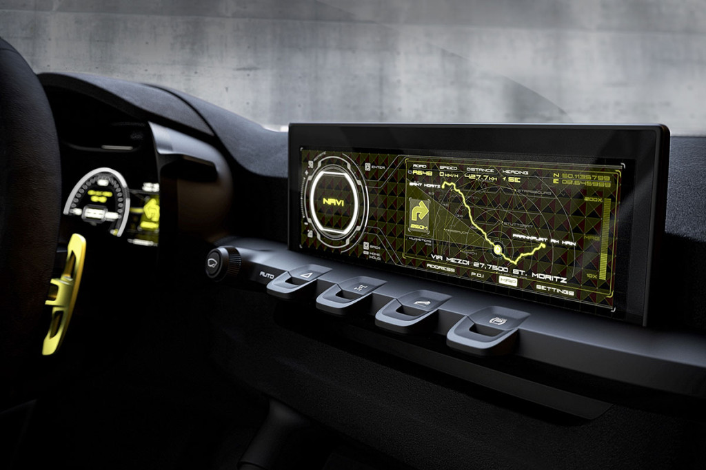 Kia Niro Concept Hybrid IAA 2013 Navigation