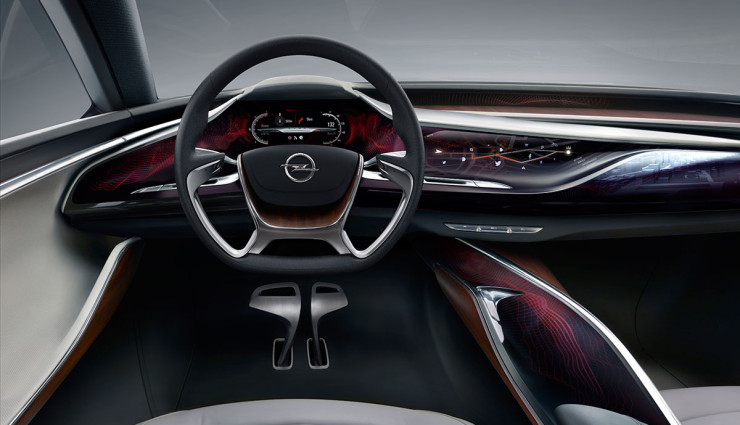 Opel Monza Concept Elektroauto Display Armaturenbrett