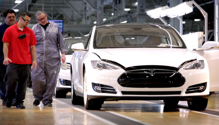 Tesla Model S Tests vor Auslieferung