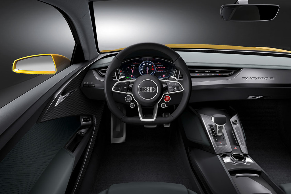 Audi Sport quattro concept  Hybrid Lenkrad