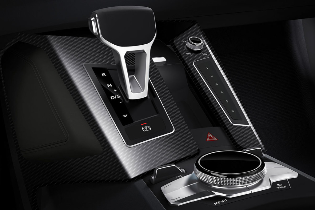 Audi Sport quattro concept Hybrid Schaltung