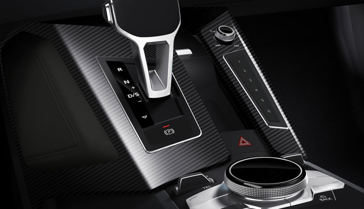 Audi Sport quattro concept Hybrid Schaltung