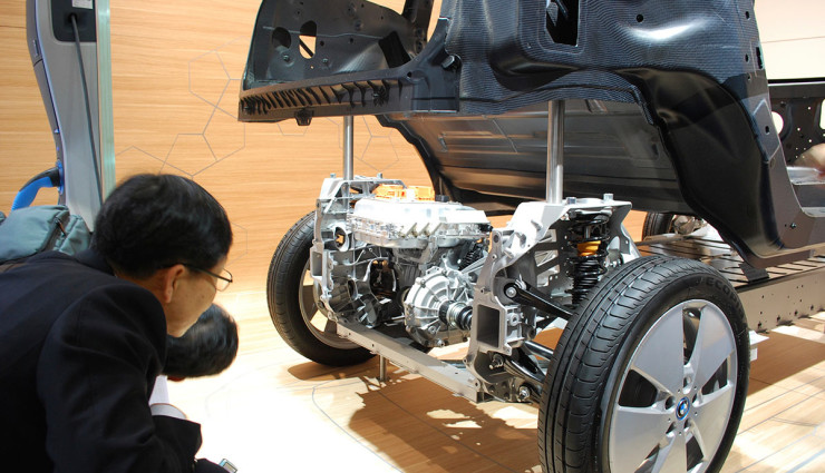 BMW i3 Elektroauto IAA 2013 Serienversion Motor
