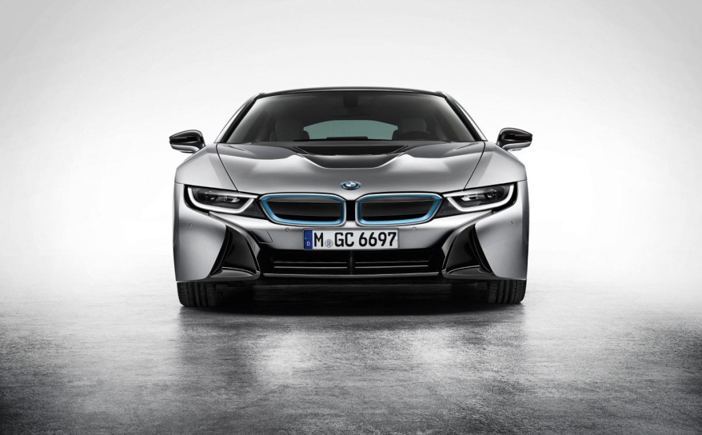 BMW-i8-Silber-Front