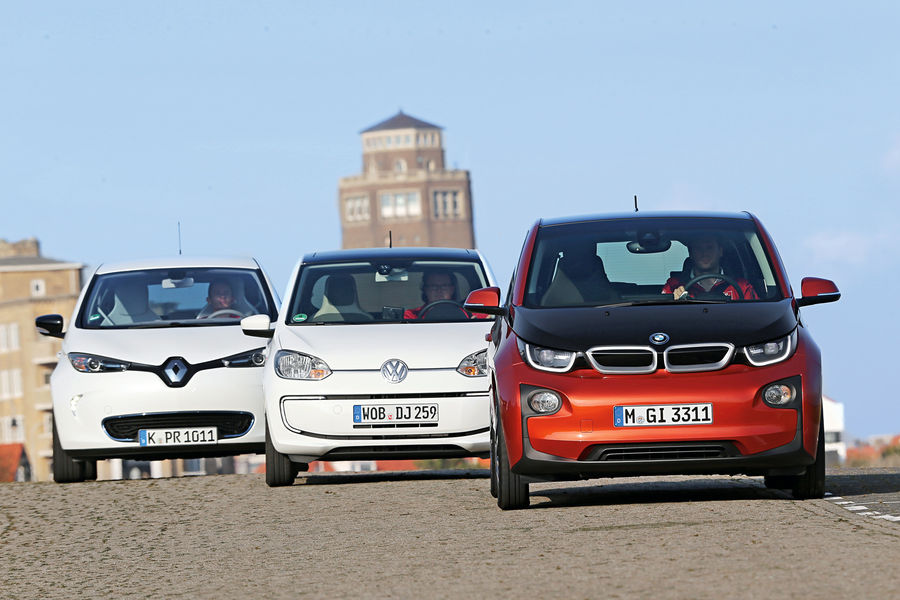 BMW i3, VW e-up, Renault ZOE  Test