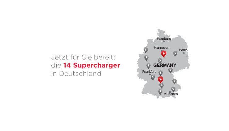 Supercharger: Tesla elektrifiziert Hamburg – München