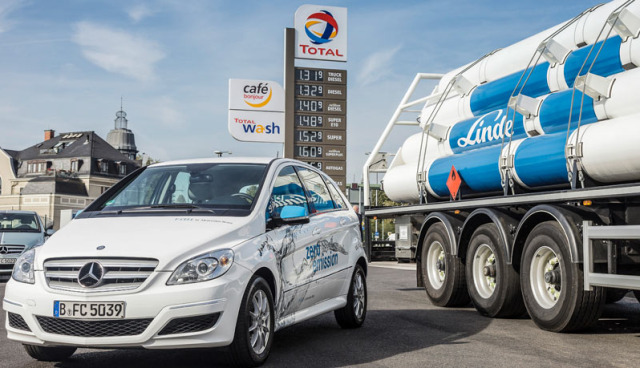 Mercedes-Linde-Wasserstoff-Tankstellen