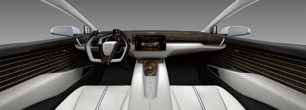 Honda-FCV-Wasserstoff-Brensstoffzelle-Auto-Cockpit