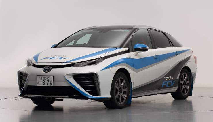 Toyota-FCV-Brennstoffzellenauto-Rallye