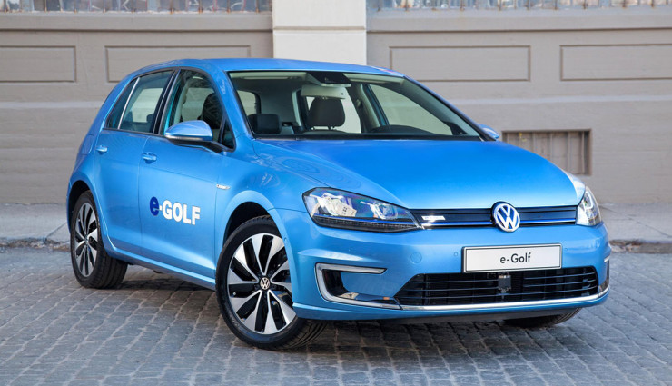 VW e-Golf Elektroauto-Taxi