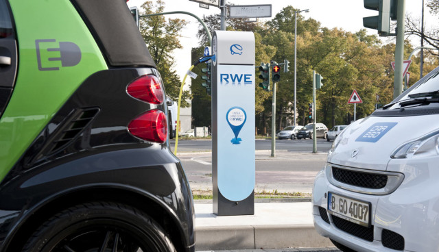 RWE-Elektroauto-Ladestationen