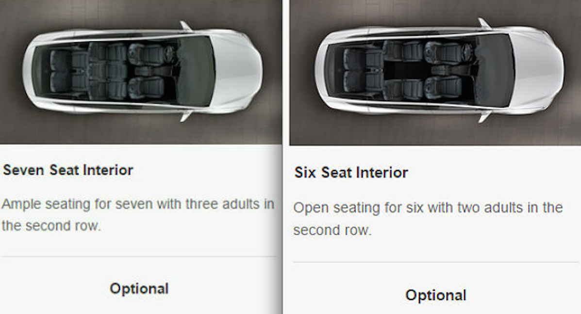 Tesla Model X Erhalt Neue 6 Sitzer Option Bilder Ecomento De