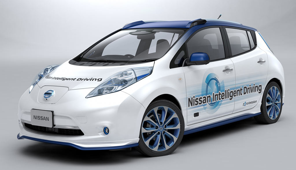 Japan- Elektroauto Nissan LEAF wird autonom4