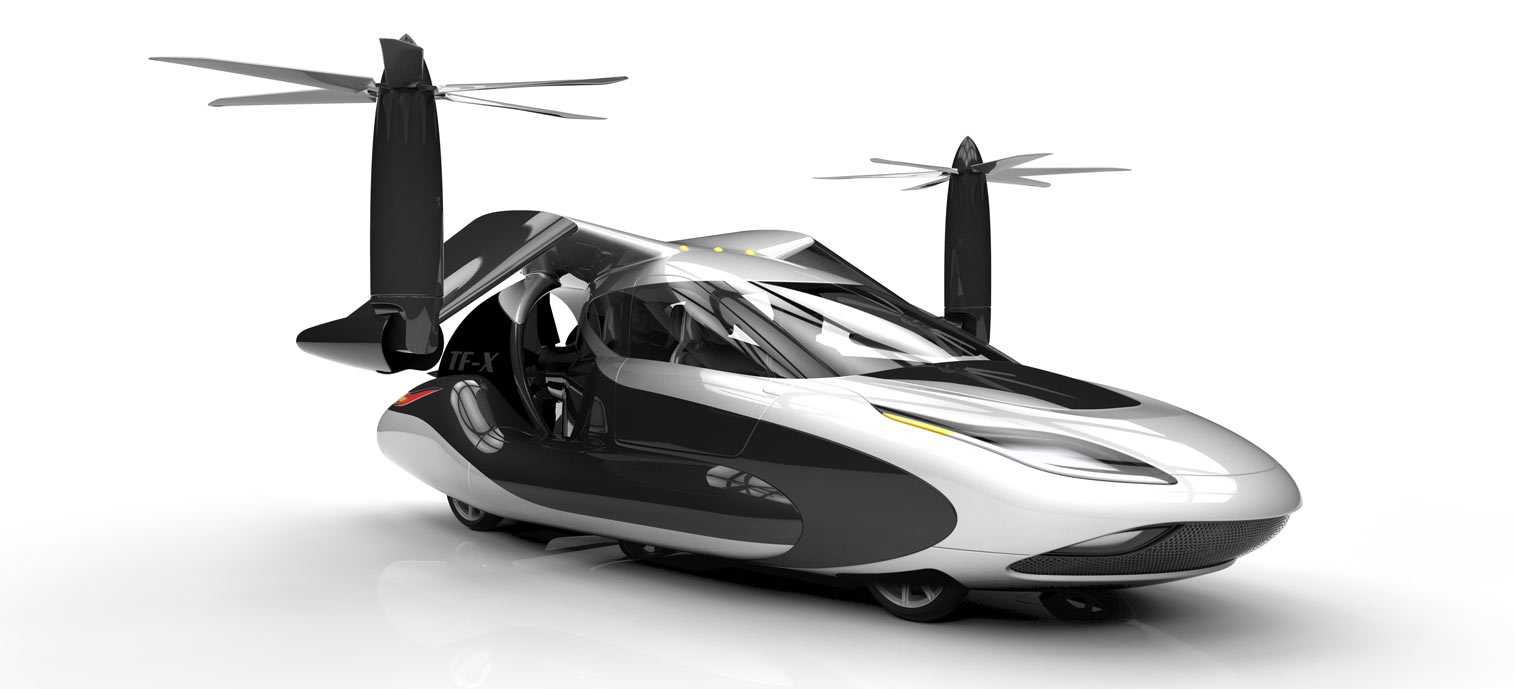 Hybridauto Terrafugia TF-X darf das Fliegen lernen