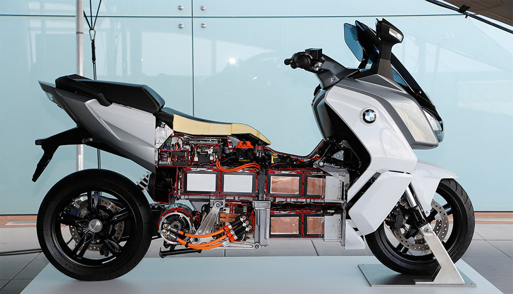 BMW setzt auf Elektromotorräder