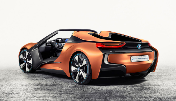 Bmw I8 Spyder Mit Cockpit Der Zukunft Und Ohne Rückspiegel