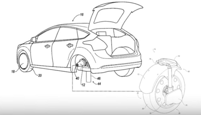 Ford macht den Hinterreifen eines Autos zum Elektro-Einrad