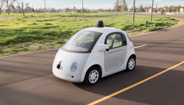 Google Elektroauto Induktion kabelloses Aufladen