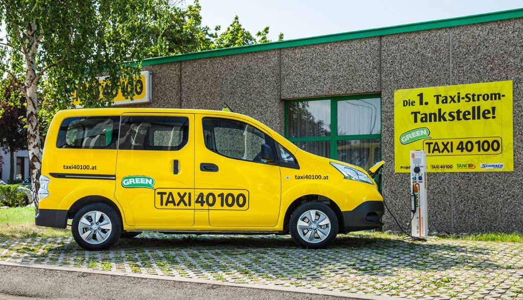 Wien Elektroauto Taxi