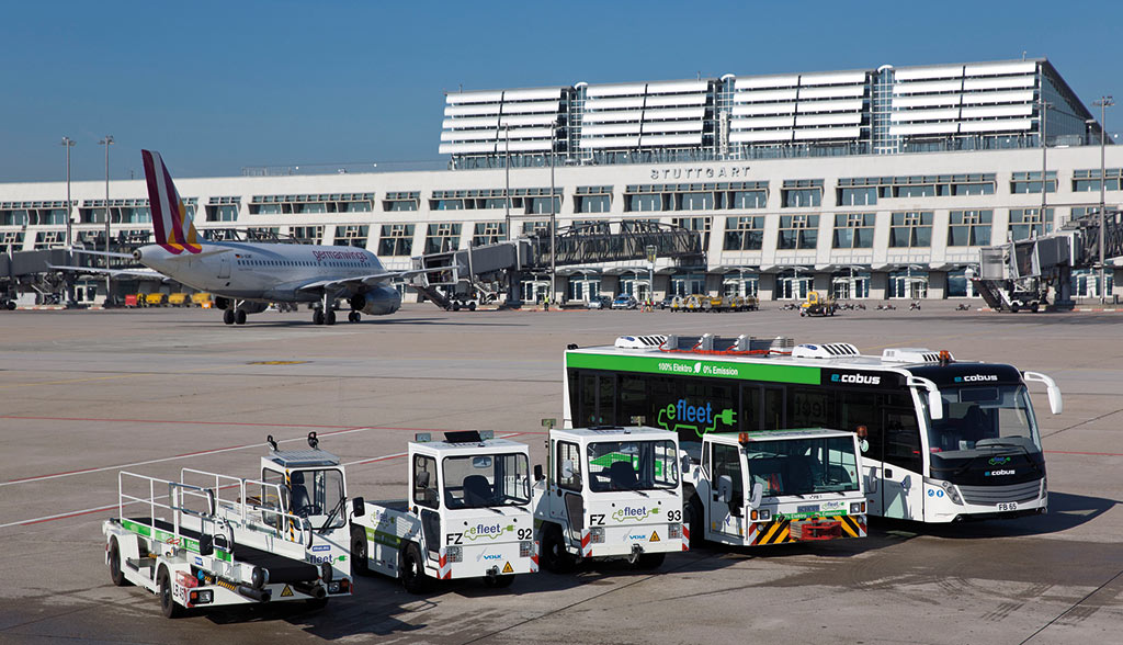 Flughafen Stuttgart setzt auf ElektroFlotte