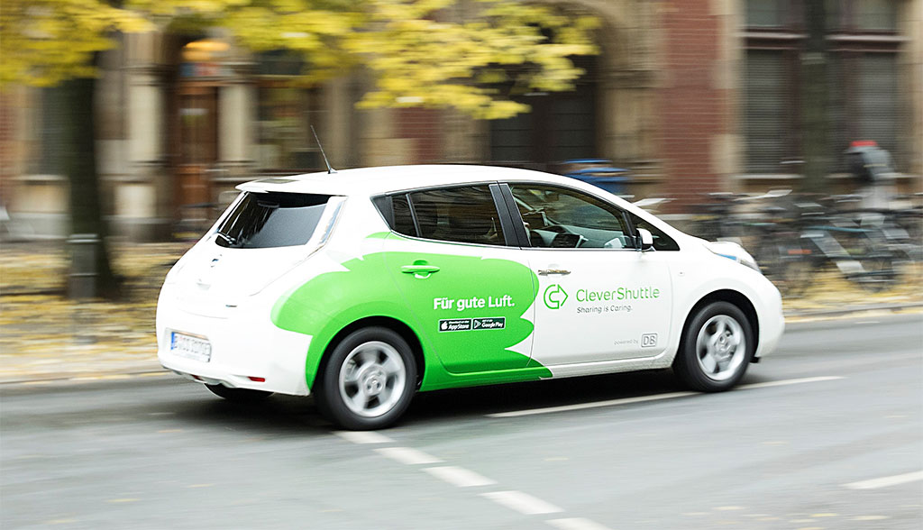 ElektroautoFahrdienst CleverShuttle Das intelligente