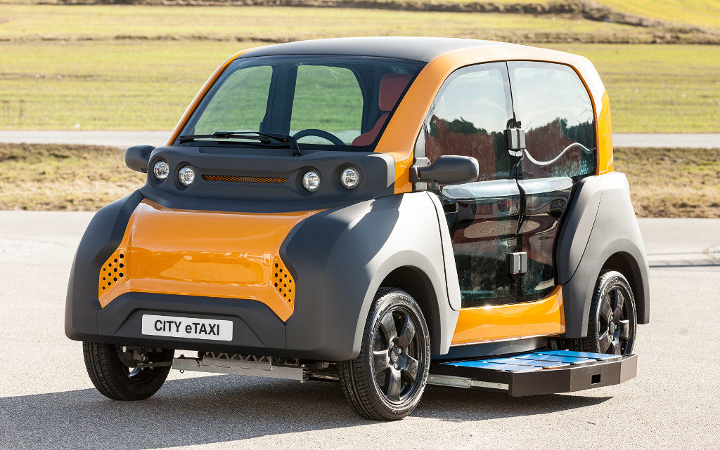 Elektroauto CITY eTAXI der Adaptive City Mobility (ACM)-1