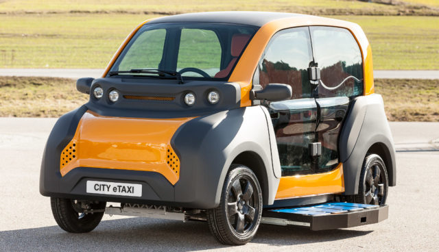 Elektroauto CITY eTAXI der Adaptive City Mobility (ACM)-1