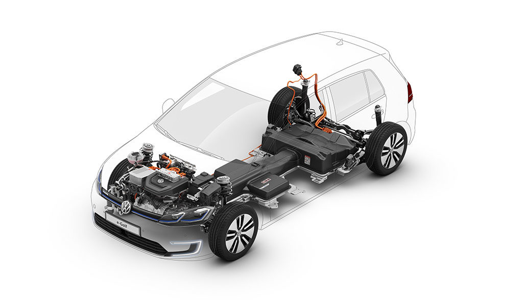 VW-Elektroauto-Batterie-Reparatur
