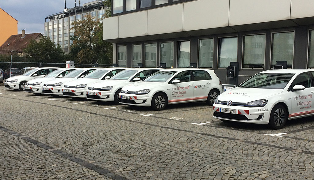 N-Ergie-Elektroauto-Fuhrpark