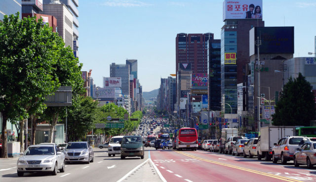 Seoul-Elektrobusse