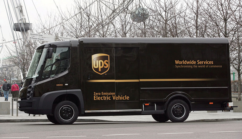 UPS-Elektro-Lieferfahrzeuge