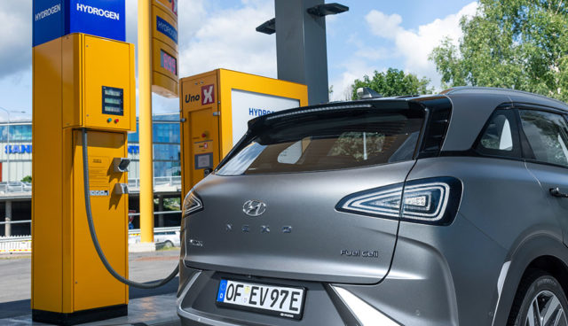 Tankstelle-Wasserstoff-Elektroautos–Hessen