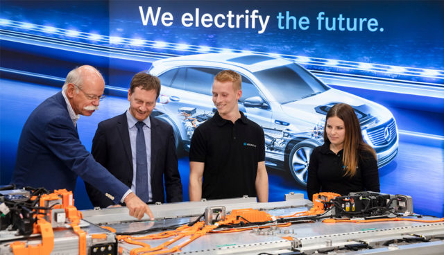 Daimler-Elektroauto-Batterie-Produktion