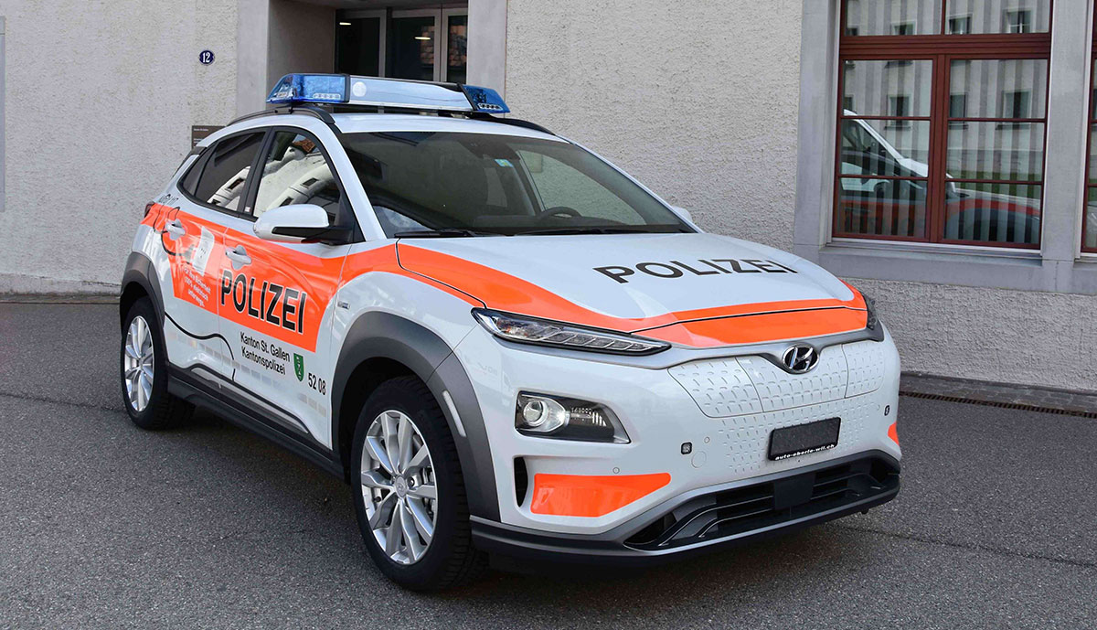 Polizei-St.-Gallen-Elektroauto-Hyundia-Kona-2019-1